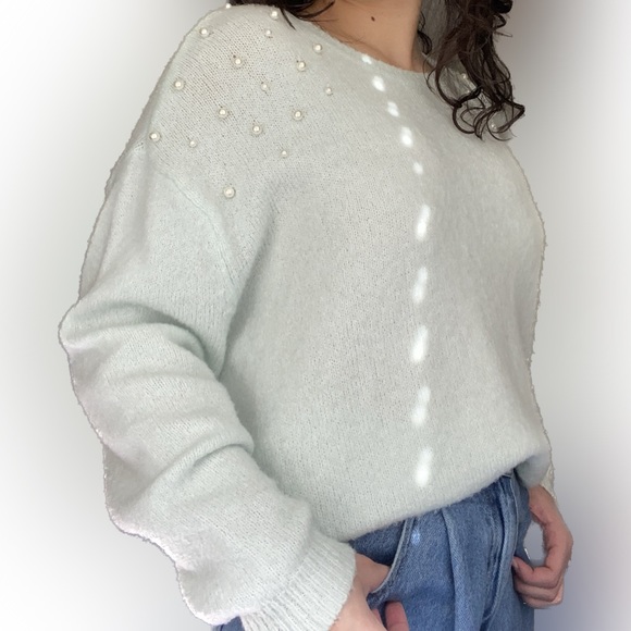 H&M Light Green Loose Shirt - Picture 1 of 6